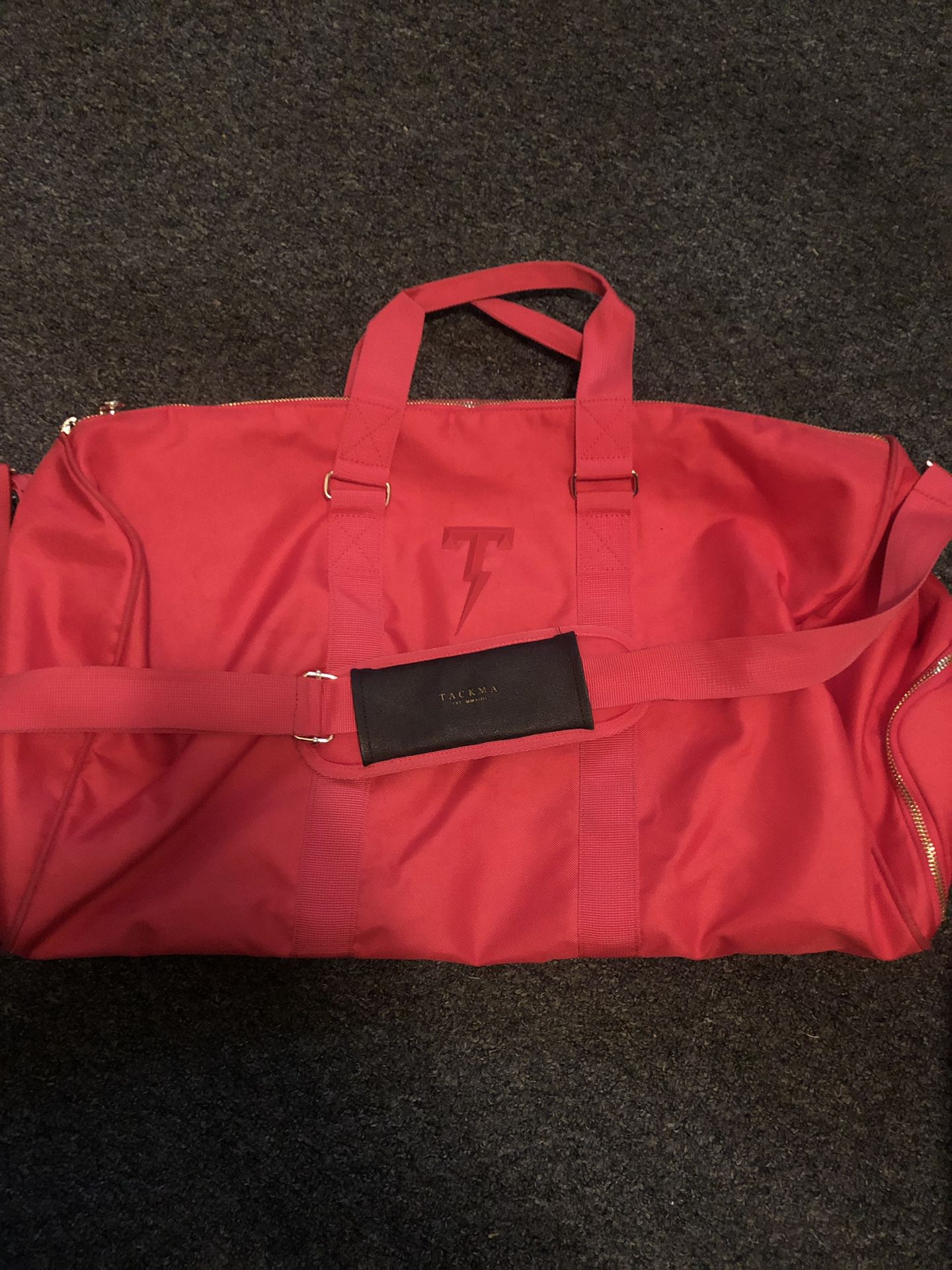 Red Tackma Duffle Bag 1 of 1 Sample