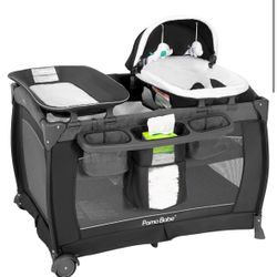 Pomo Babe Playpen And Bassinet 