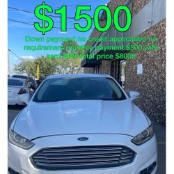 2016 Ford Fuison No Credit Check No Requirements 