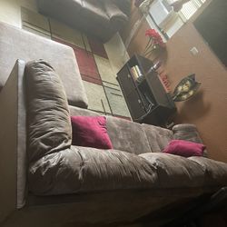 Brown Couches [3 Piece Sectional]