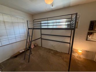 IKEA TWIN LOFT BED (with or without mattress)