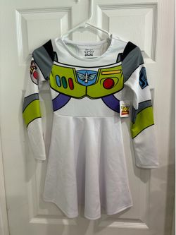 Disney Toy Story Buzz Lightyear  Kids Girls Dress Size Small
