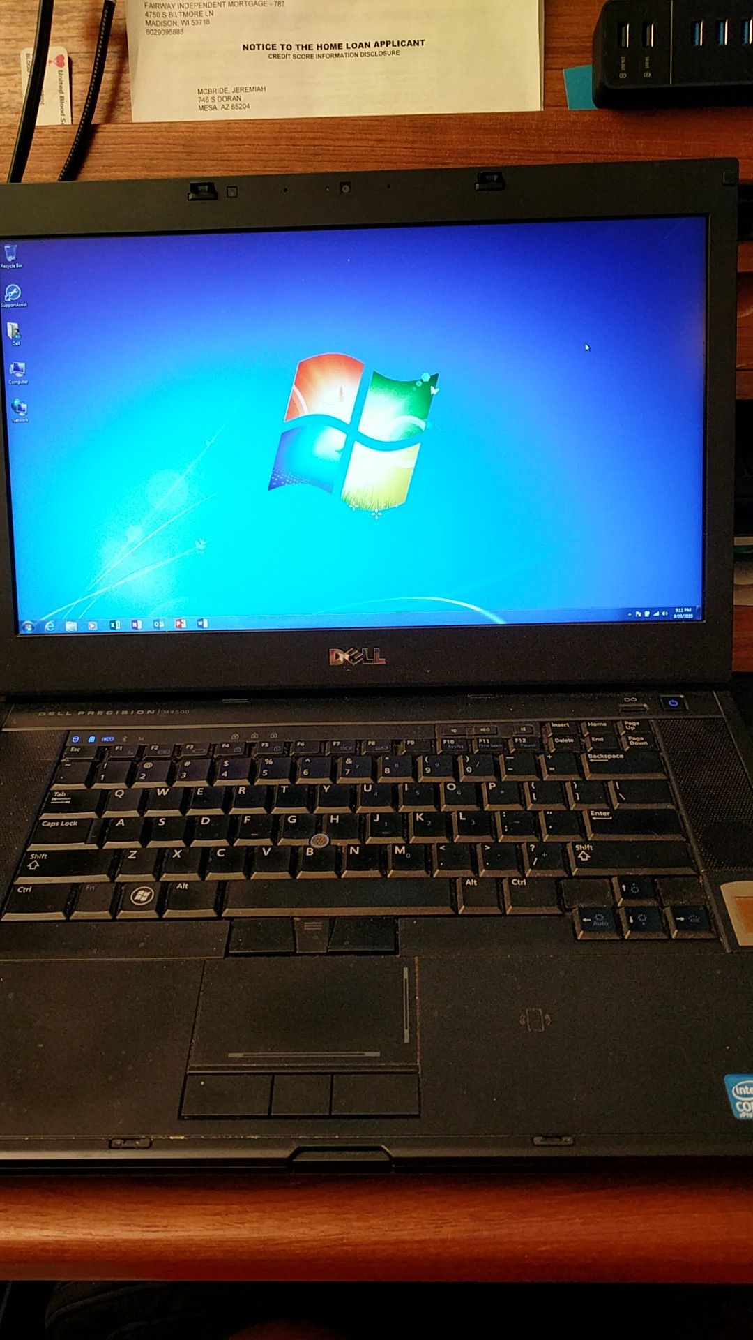 Dell M4500 Precision laptop