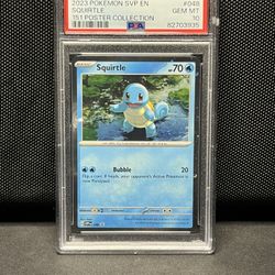 PSA 10 Bulbasaur Squirtle Charmander 151 Poster Collection Promo Set S&V POKEMON 
