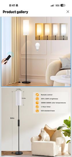 Floor Lamp With Remote