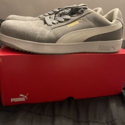 Puma Safety Iconic Suede Grey Low work shoes