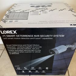 Lorex 4K Smart Deterrence NVR Security System – Brand New, Sealed 