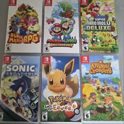 Nintendo Switch Games/ Please Read Description 