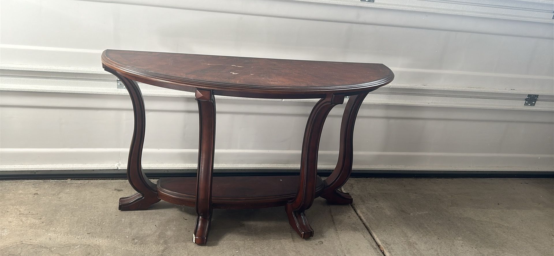 Wood Console Table