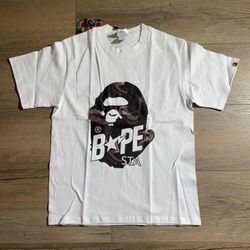 Bape Shirt White Size M