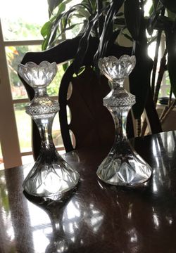 Decorative candle sticks set of 2