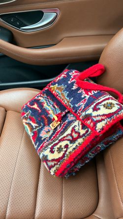 Persian rug bag designer