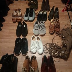 15 Pairs Of Shoes.. Size 9