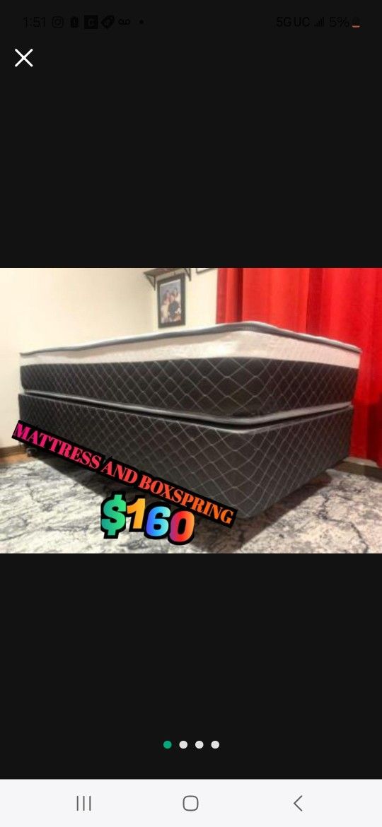 Twin Size Mattress And Boxspring