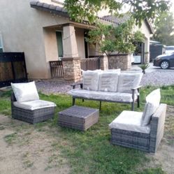 Display Model Patio Furniture Set Outdoor Patio Sofa Set Brand New Patio Furniture Used As A Display