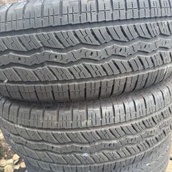 2 Used Falken Wildpeak All Terrain tires 265 60 20