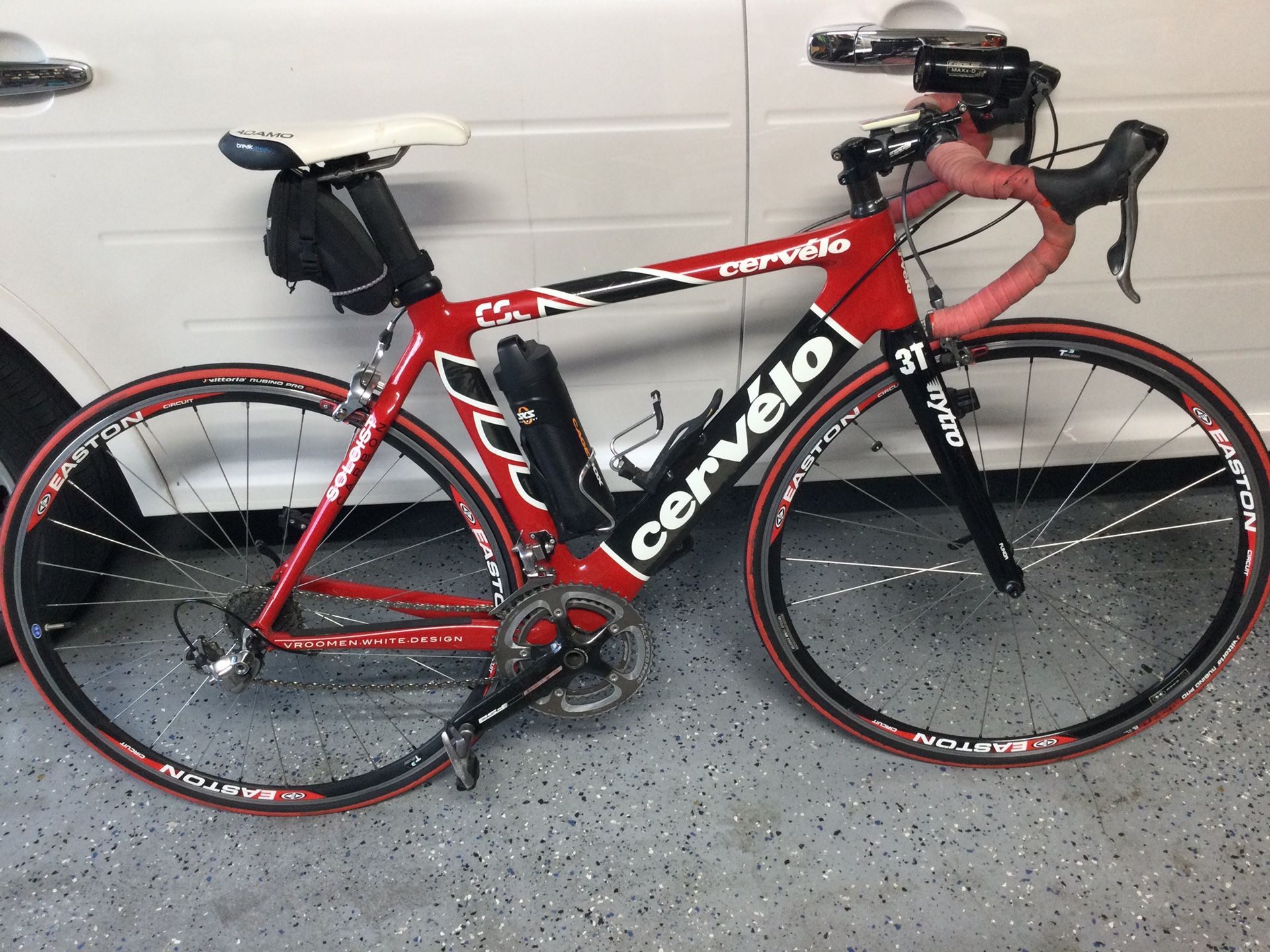 Cervelo Carbon Fiber Soloist Vroomed White Design