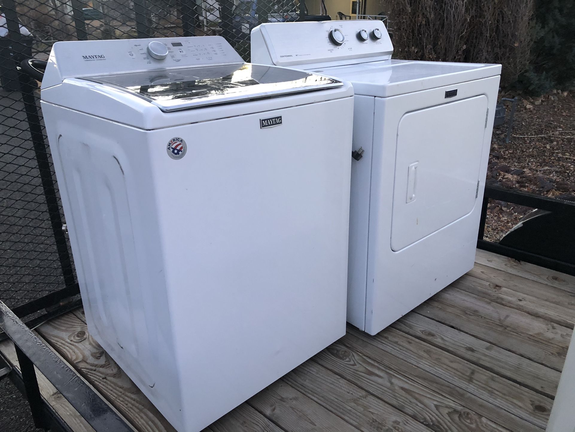 Maytag Washer And Electric Dryer Work Great