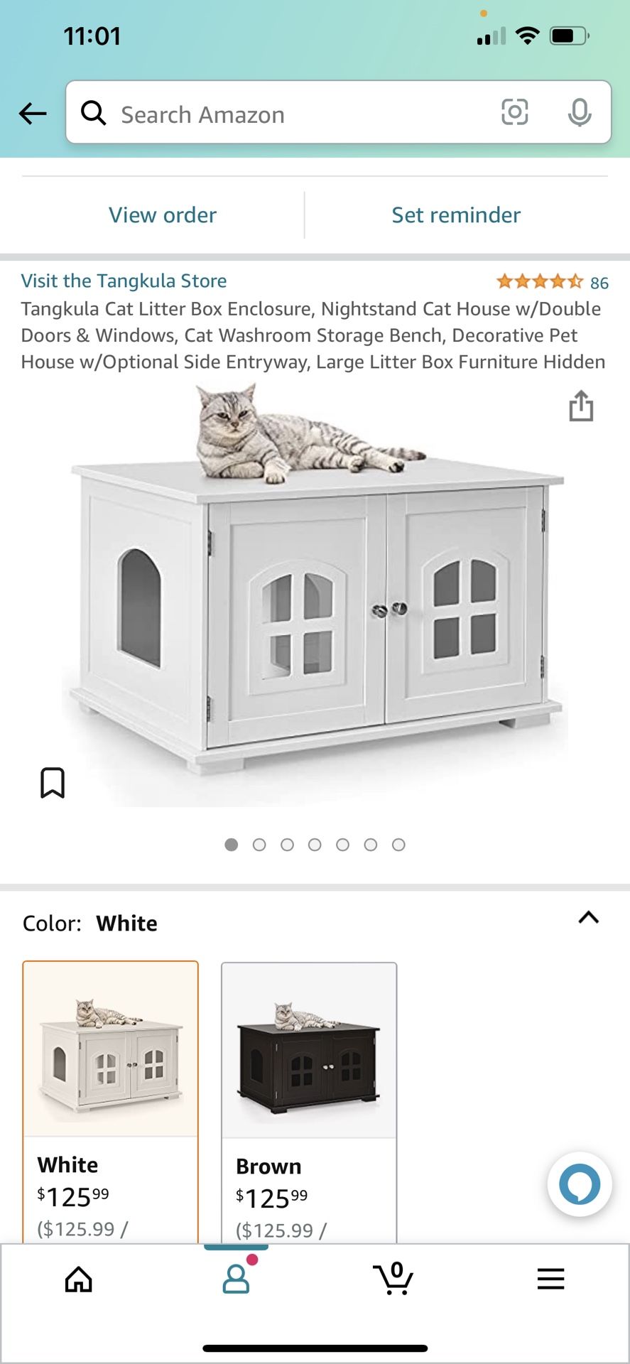 Cat liter house