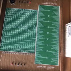 Vintage Computer Football Sports Game Electronic Data Corp 1972 