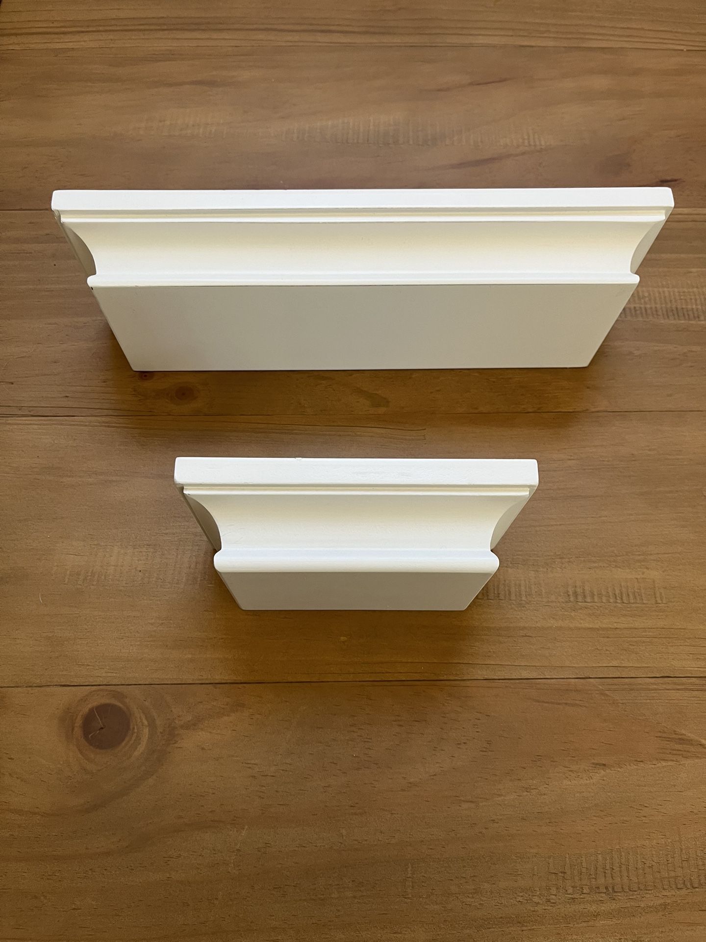 2 White Wall Shelf’s
