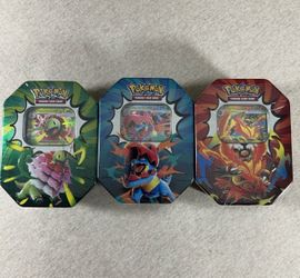 Pokemon Mega Evolution Ascended Heroes Tin Set of 3