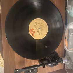 Turntable stereo set with speakers