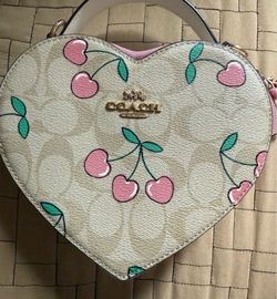 Coach heart crossbody