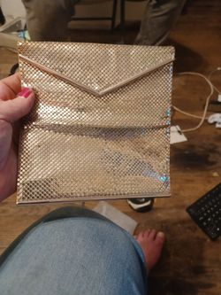 Vintage  Whiting And Davis Gold Mesh Clutch