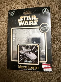 Disney Parks Star Wars Metal Earth Landspeeder 3D Metal Model Kit Sealed