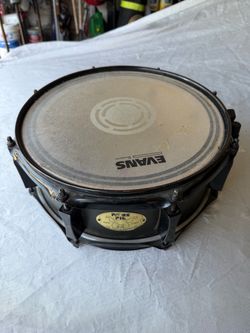 Pork Pie Little Squealer Snare Drum - Black Hardware / Satin Black
