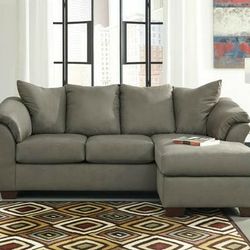 Darcy Cobblestone Sofa Chaise 

