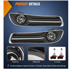 Nilight Fog Light Assembly Chrysler 300 (2011-2014)