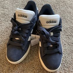 Adidas Grand Court Alpha  - Navy Blue And White - Size 10 