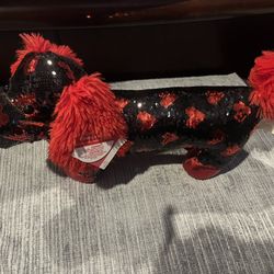 Sequin Plush dachshund. 