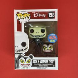 FUNKO Pop! Jack & Vampire Teddy Disney #158 Vinyl Figure Funko NYCC 