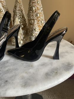 NEW Black Patent Zara Heels Sz 40