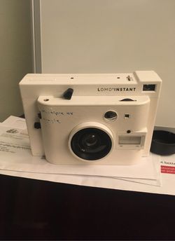Lomo instant camera with three lens and bag