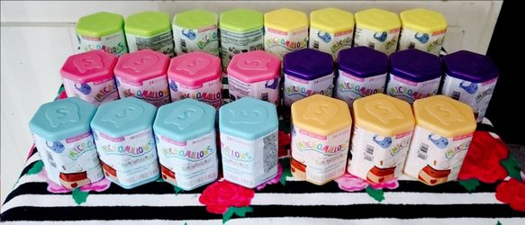 Squishmallows Micromallows blind capsules.