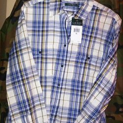 Lauren by Ralph Lauren plaid shirt