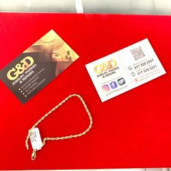 10k Real Gold Bracelet 