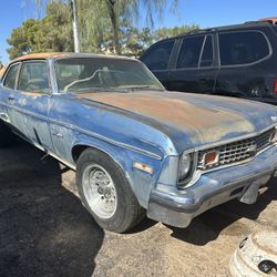 1972 CHEVY NOVA V8 CLASSIC  PROJECT CAR