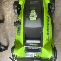 Greenworks Corded Electric Lawn Mower 