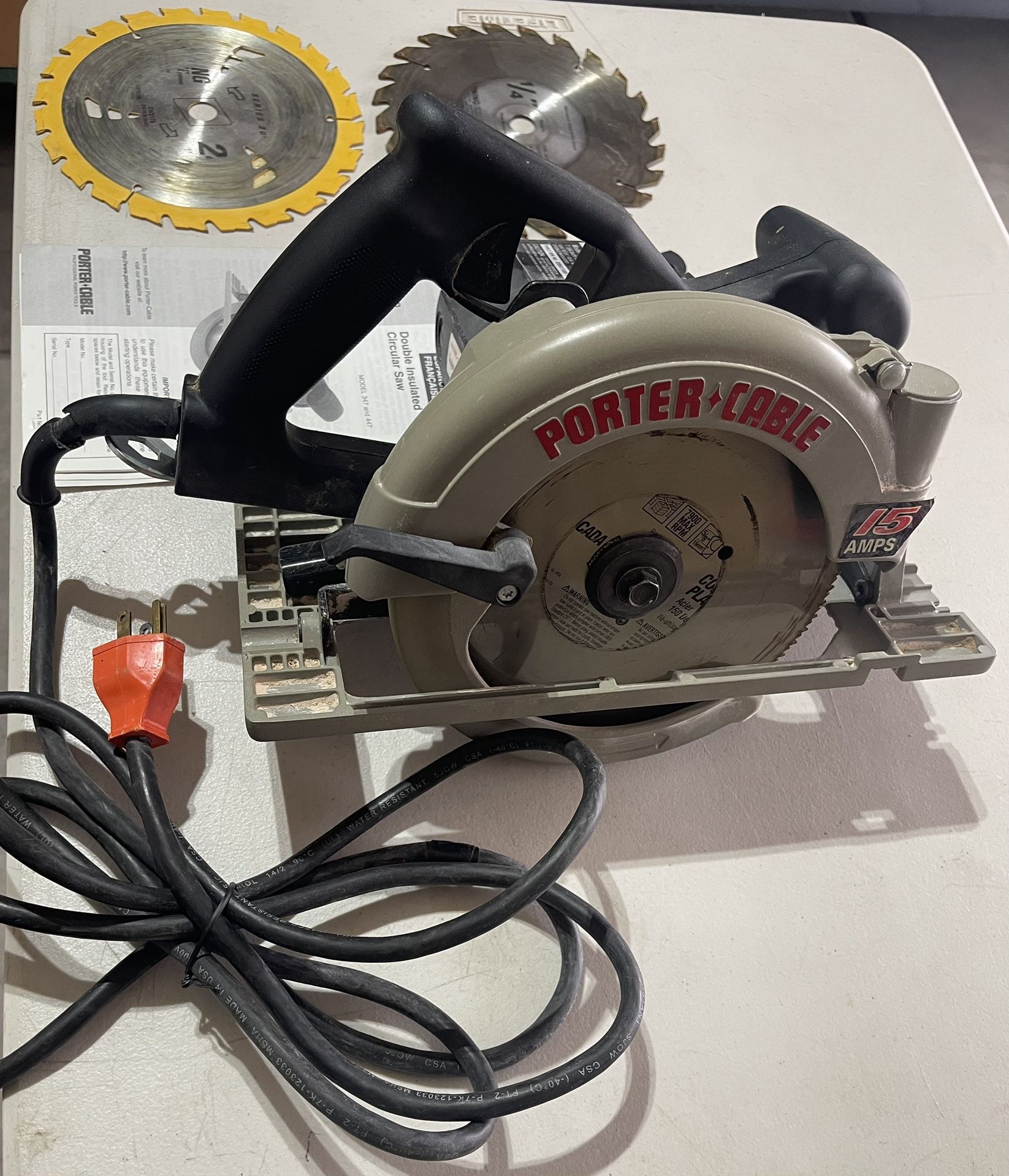 Circular Saw, Porter And Cable