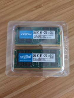 2x16GB (32GB total) Crucial DDR4 2666