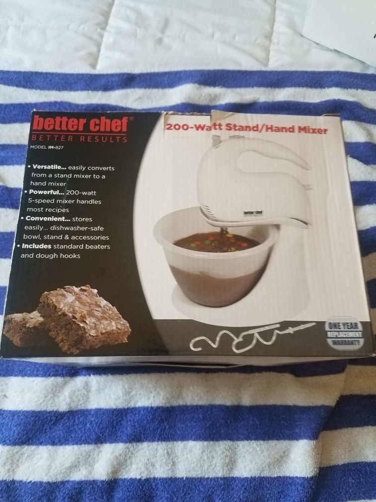 Better Chef, Hand Mixer 200- Watt Stand