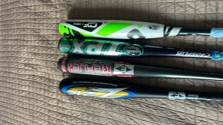 33/28 green DeMarini Zen 34/29 Easton reflex Tpx Louisville z2k