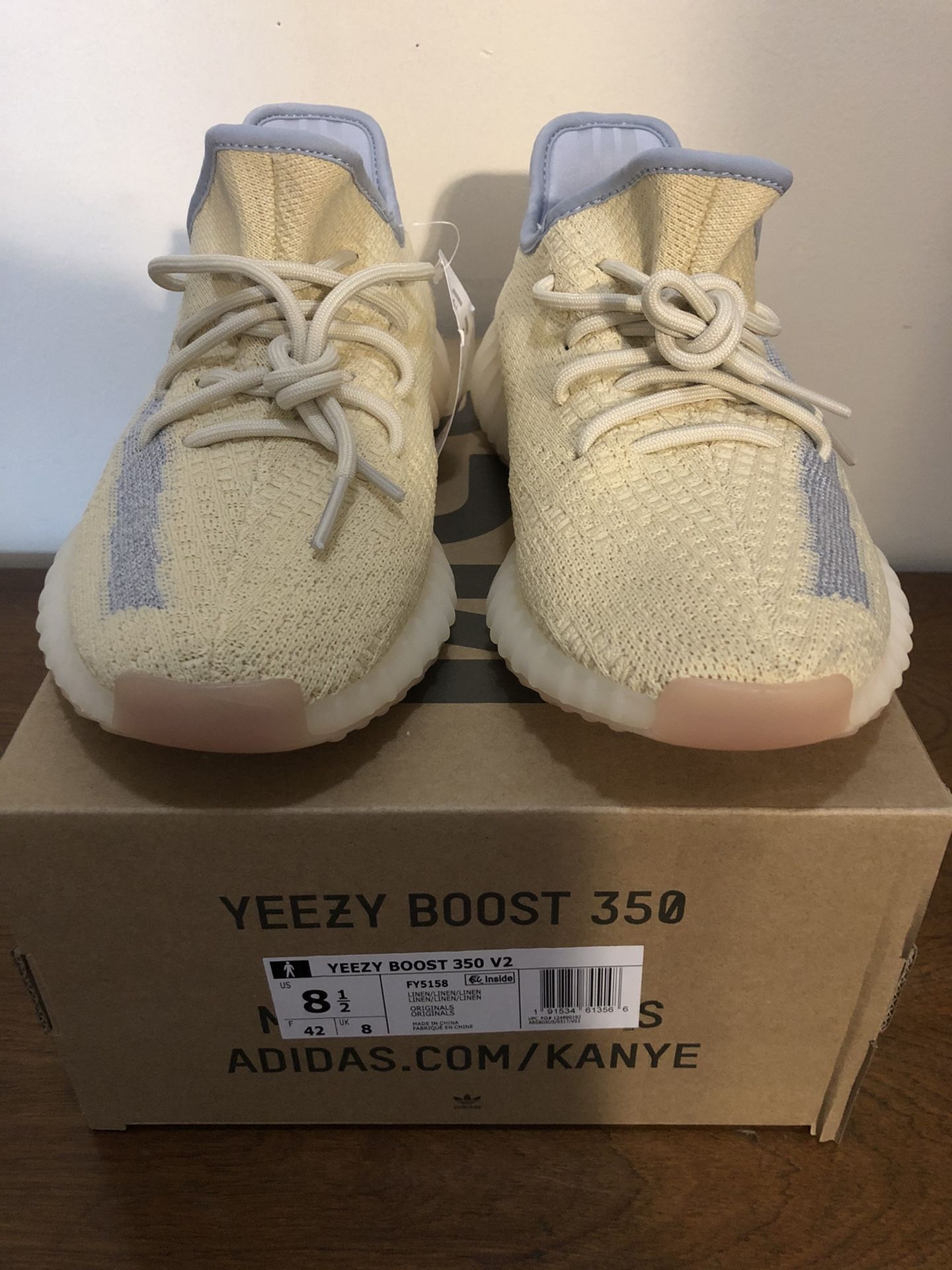 Yeezy Boost 350 V2 Linen/Linen Size 8.5