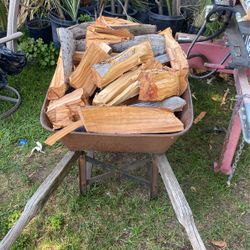 Dry Firewood 🪵 Three Wheelbarrow For $50
