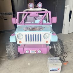 Frozen Electric Jeep - Power Wheels